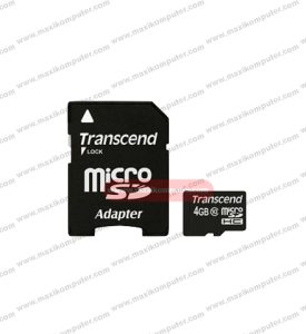 MicroSD Transcend 4GB Class 10 + Adapter