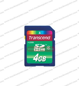 SDHC Transcend 4GB Class 4