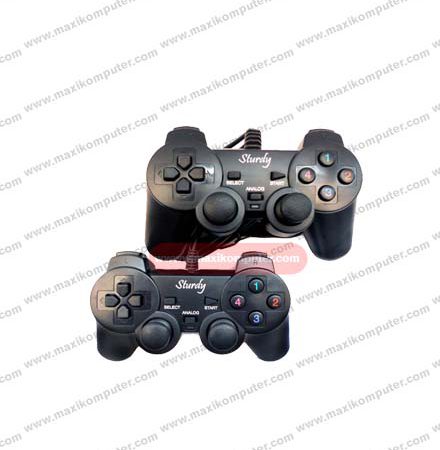 Game Pad Double Sturdy Hitam