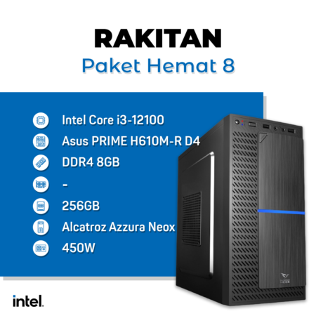 Rakitan Paket Hemat 8 Intel® Core™ i3-12100