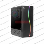 Casing Cube Gaming Loriz - S RGB Strip Tempered Glass - ATX Mid Tower
