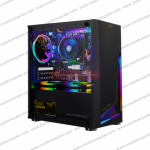 Casing Armaggeddon Nimitz N5 Aurora - RGB See-Thru Side Panel - Black