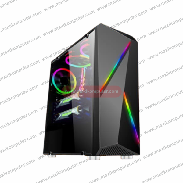 Casing Simbadda Battleground 02 - RGB Acrylic - ATX Mid Tower