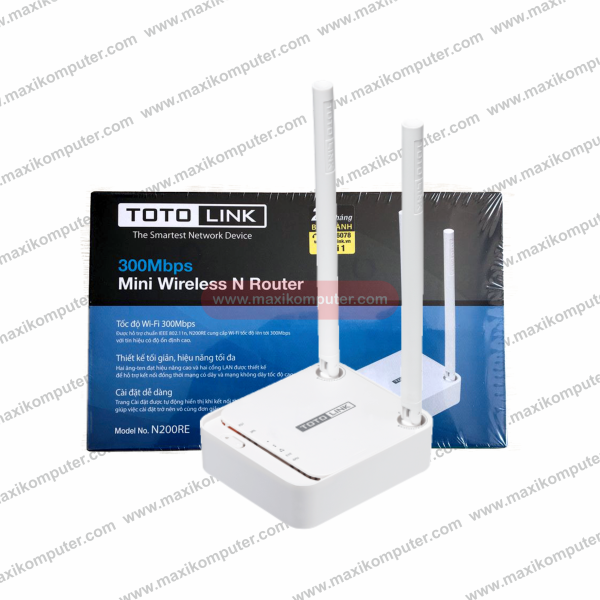 Router Wireless Totolink N200RE 300Mbps Mini Design Max Use