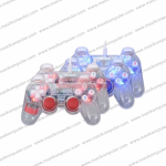 Gamepad Mikuso GP-USB011 Dual Shock Double Controller Transparent