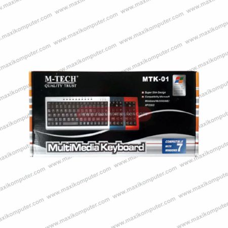 Keyboard M-Tech MTK-01 Multimedia Ergonomic Mini Design