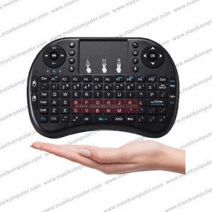 Keyboard Portable Rii i8 Mini Bluetooth RGB Backlit with Touchpad