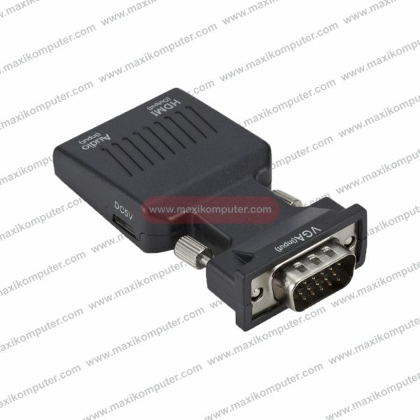 Konverter VGA To HDMI with Audio Port Adapter