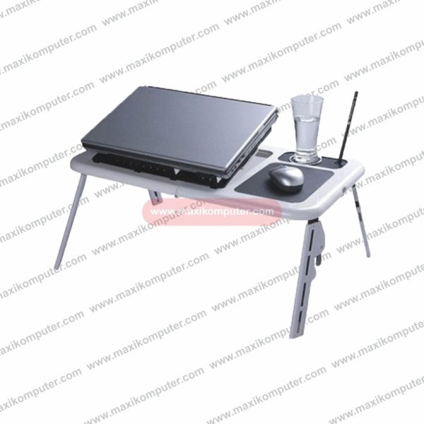 Meja Laptop E-Table Portable Desk with Dual Fan