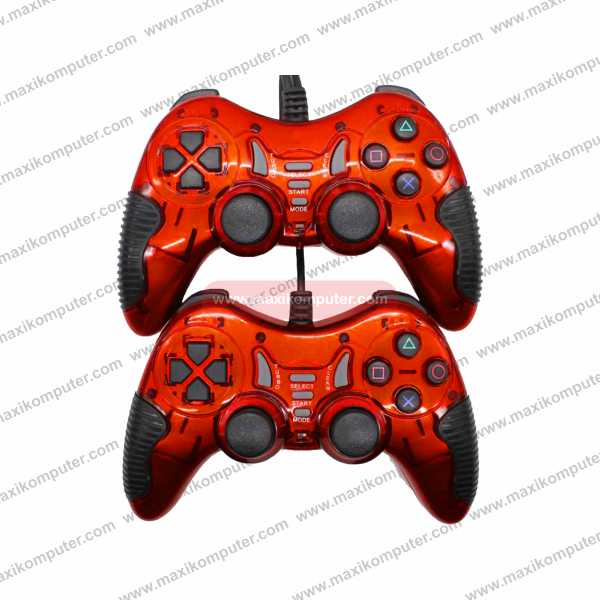 Gamepad Usb 9012 Turbo Dual Shock Double Game Controller Maxi Komputer 2882