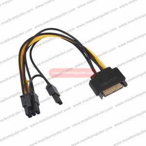 Kabel Power SATA 15 Pin Female to 8 (6+2) Pin PCIe Male