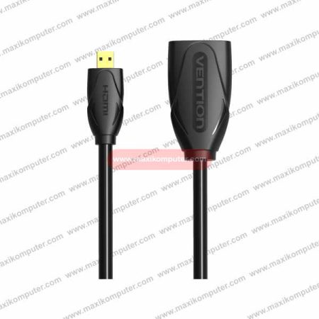 Kabel Vention ABBBF Micro HDMI Male to HDMI Female 1080P
