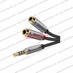 Splitter Ugreen 30619 3.5mm Male to 2 Female Audio Mic