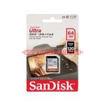 SD Card SanDisk Ultra SDXC UHS-I Card 64GB 120MB/s U1 Class 10
