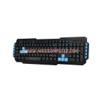 Alcatroz Xplorer M550 Soft & Silent UV Coated Keypads Multimedia Wired Gaming Keyboard Image