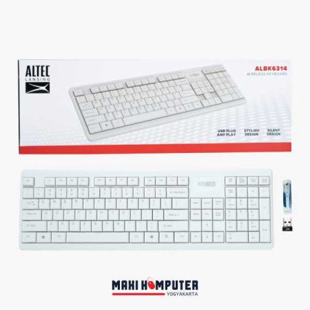 Altec Lansing ALBK6314 104 Keys Stylish Design 2.4Ghz Wireless Keyboard - Gambar 5