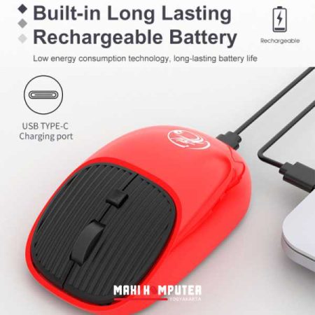 Imice G4 1600DPI 4 Buttons Stylish Design 2.4Ghz Wireless Mouse - Gambar 2