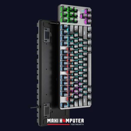 Altec Lansing ALGK-8404 FN Function TKL RGB Mechanical Gaming Keyboard - White-Grey - Gambar 3
