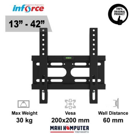 Inforce W200CF 13-42" Universal TV LCD LED Monitor Bracket Braket - Gambar 2