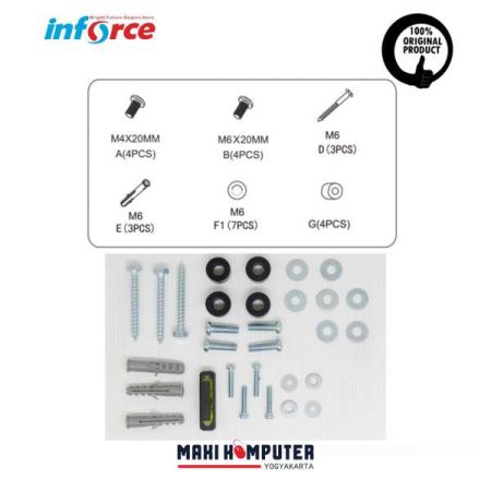 Inforce W200CF 13-42" Universal TV LCD LED Monitor Bracket Braket - Gambar 3