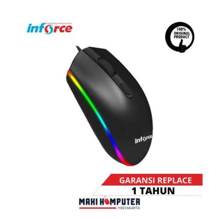 Inforce 1605 2400 DPI 4D Button RGB USB Wired Gaming Mouse - Gambar 2