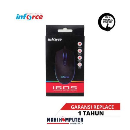 Inforce 1605 2400 DPI 4D Button RGB USB Wired Gaming Mouse - Gambar 3
