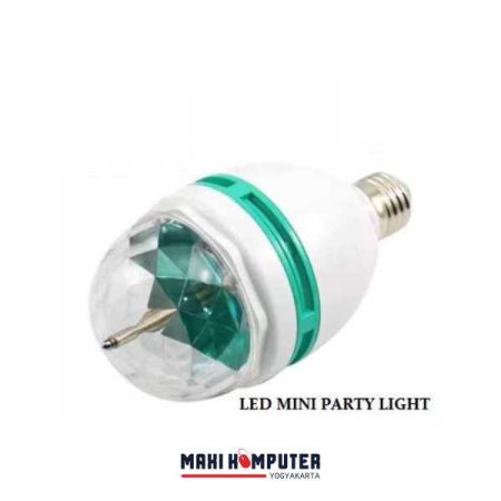 LED Mini Party Light 3W Full Color Rotating Lamp Lampu Disko - Gambar 2