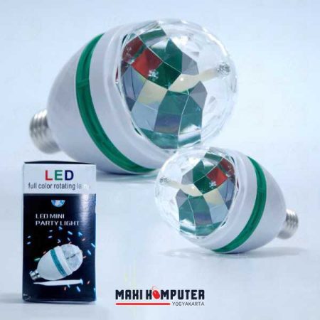 LED Mini Party Light 3W Full Color Rotating Lamp Lampu Disko - Gambar 3