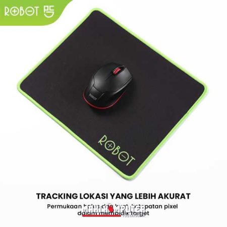 Robot RP05 Soft Fabric Anti-Slip Rubber Base Gaming Mousepad Mouse Pad - M - Gambar 2