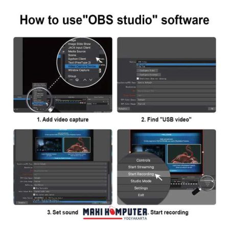 HDMI Video Capture 1080P 60FPS USB 3.0 Capture Card HDMI USB Adapter - Gambar 5