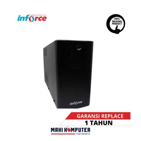 Inforce IF-2000NA 2000VA 1200W Auto-Sense Frequency AVR Stabilizer Line Interactive UPS - Gambar 3