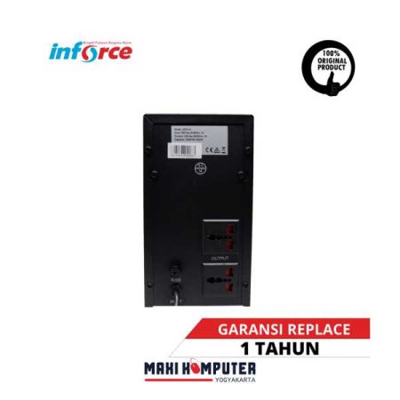 Inforce IF-2000NA 2000VA 1200W Auto-Sense Frequency AVR Stabilizer Line Interactive UPS - Gambar 4
