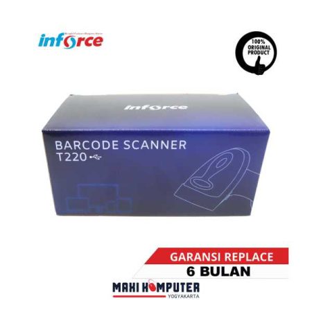 Inforce T220 1D 2D Plug & play USB Wired Barcode Scanner - Gambar 4