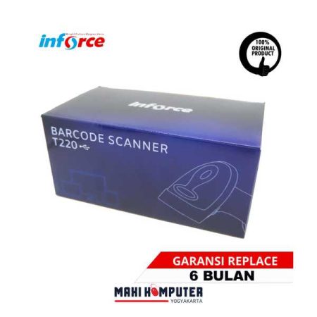 Inforce T220 1D 2D Plug & play USB Wired Barcode Scanner - Gambar 5