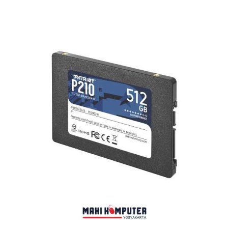 Patriot P210 512GB Read Up To 520MB/s Internal SATA 3 2.5" SSD - Gambar 2