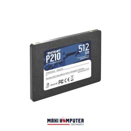 Patriot P210 512GB Read Up To 520MB/s Internal SATA 3 2.5" SSD - Gambar 3