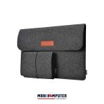 Rhodey 12" 12 Inch Sleeve Case with Pouch Softcase Laptop - Dark Gray