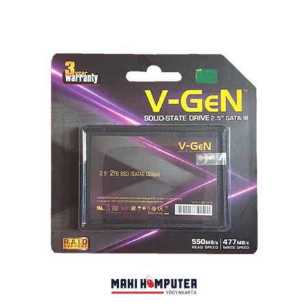 V-Gen Solid State Drive SATA III 2TB 510MBps Read 410MBps Write 2.5" SSD