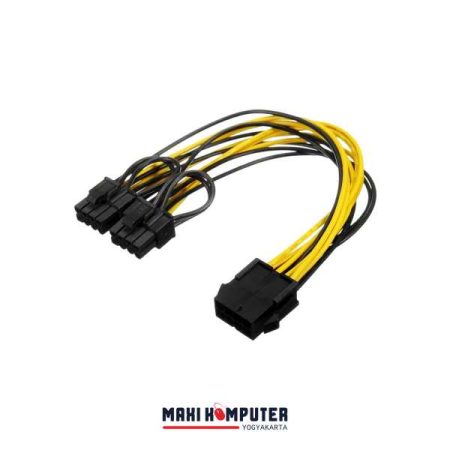 6 Pin Female to 2x 8 Pin PCIE Male Cable Power Splitter Kabel VGA Card
