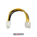 ATX 4 Pin To EPS 8 Pin Female - Male Cable 15cm Kabel Power Konverter