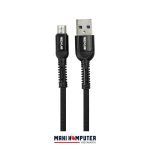 Rexus CB167M 2.4A 1M Rubber Grip Design Micro USB Cable Kabel Data
