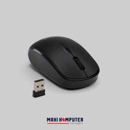 Rexus QB100 1600 DPI 4 Buttons Silent Click Dual Mode Wireless Mouse - Gambar 3