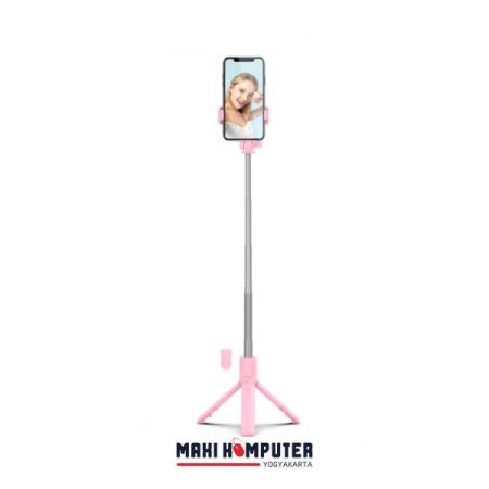 JC-11 Live Broadcast Wireless Selfie Stick Tongkat Selfie Tongsis - Gambar 4