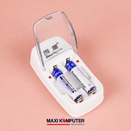 Doublepow DP-B01 2 Slot AA AAA Battery Charger with 2 Pcs AAA Baterai - Gambar 5