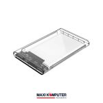 K-One Transparan 2.5 Inch Up to 3TB SATA USB 3.0 HDD Enclosure Case