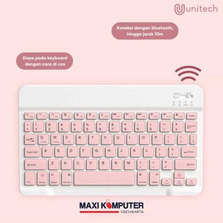 Unitech Wireless Mouse & Keyboard Kit Bluetooth Rechargerable Keyboard - Gambar 5