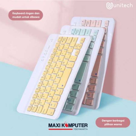 Unitech Wireless Mouse & Keyboard Kit Bluetooth Rechargerable Keyboard - Gambar 4
