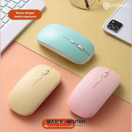 Unitech Wireless Mouse & Keyboard Kit Bluetooth Rechargerable Keyboard - Gambar 3