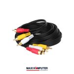 RCA AV 3 - 3 Audio Video 5M Male to Male Cable Kabel Audio