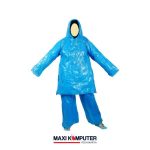 Seroja 1 Set Raincoat Jas Hujan Setelan Mantel Baju Celana